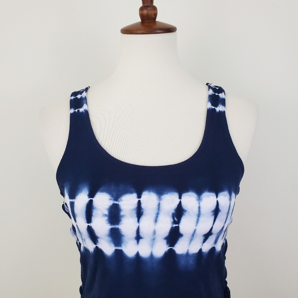 LunaChix Tie Dye Tank With Lace Up Sides - Picture 3 of 10